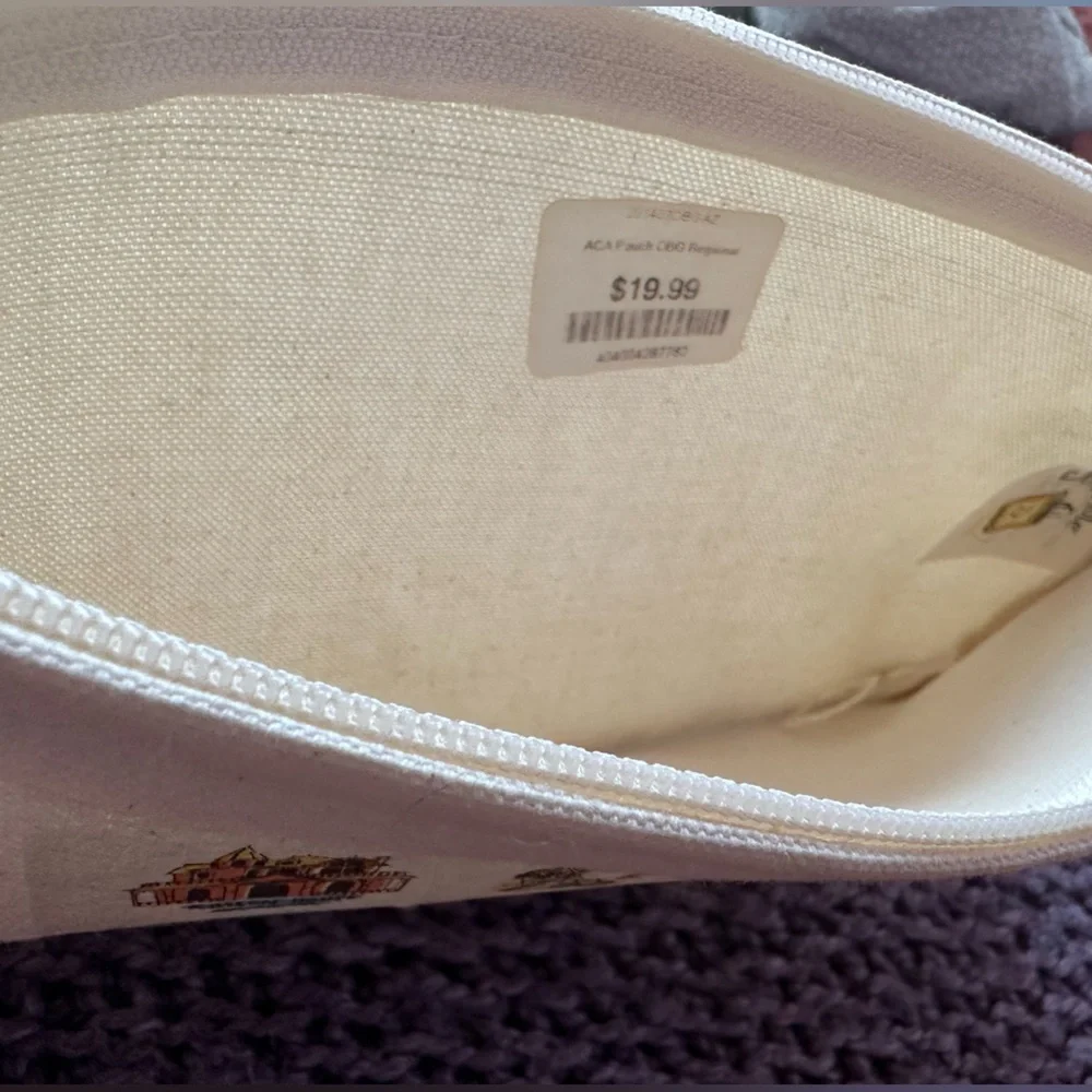 Phoenix zippered canvas pouch 10 by 6 inches
